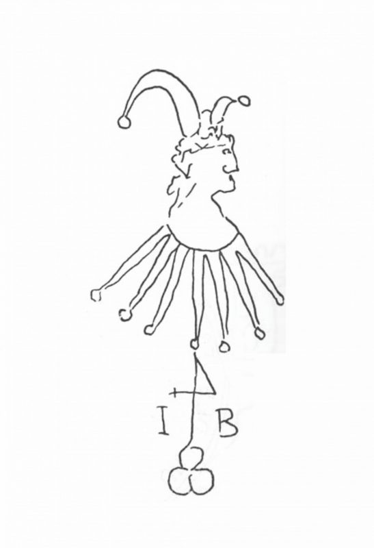Прорисовка водяного знака бумаги (каталог С.А. Клепикова, 1959 г.)